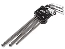 Набор шестигранных ключей с шаром удлиненные 1,5-10мм 9 предметов JTC JTC-3505