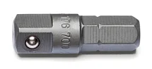 Адаптер (переходник) для торцевых головок 1/4" 25 мм хвостовик С6,3 мм Wurth 0614176700