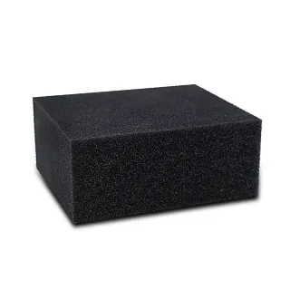 Губка черная химостойкая 120x100x50 мм IT-0453