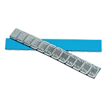 Грузики балансировочные самоклеящиеся округленные Fe, 12х5г, оцинкованные  6997551201