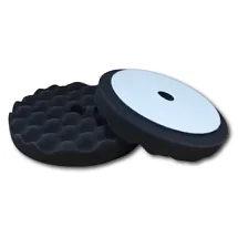 Круг полировальный с центральным отверстием, черный, мягкий поролон (1 из 6), рифленый, D150мм 5997737069