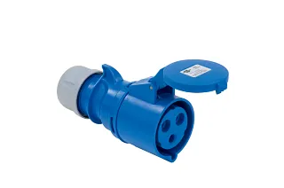 РОЗЕТКА CEE 3КОНТ 32A 250V СИНЯЯ 0969705332