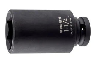 Головка торцевая ударная шестигранная удлиненная 1 1/4