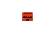 КЛЕММА МИКРО 4X(0.6 0.8ММ) КРАСНАЯ 0556002
