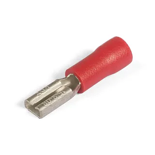 Наконечник изолированный 2,8х0,8 мм 0,5-1,0 мм² красный мама 6558960
