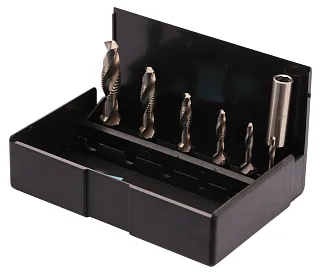 НАБОР МЕТЧИКОВ МАШ HEX1/4 КОМБИ 3В1 V HSSG M(3-10)+ДЕРЖ БИТ 7ПР V67200