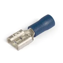 Наконечник изолированный 6,3х0,8 мм 1,5-2,5 мм² синий мама 65589052