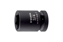 Головка торцевая ударная шестигранная 3/4" 1/2" дюймовая Wurth 071413 456