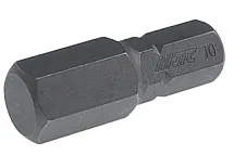 Бита шестигранная HEX 10 мм 30 мм хвостовик C8,0 мм (5/16") JTC JTC-1253010