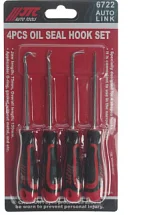 Набор зацепов для снятия уплотнительных колец, 150 мм, 4 предмета, JTC JTC-6722