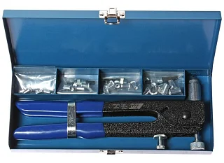 Ручной резьбовой заклепочник с комплектом заклепок, длина 270мм, M3-M6, JTC JTC-5821A