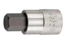 Головка торцевая шестигранник HEX 17 мм 1/2" длина 60 мм Wurth 071513717
