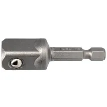 Адаптер (переходник) для торцевых головок 1/2" 50 мм хвостовик E6,3 мм IZELTAS 4805205011