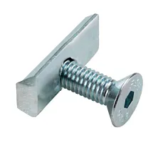 Пазовый сухарь с крепежным болтом М6 для системы WAPS (Würth aluminium profile systems), Wurth 0960070501