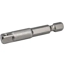 Адаптер (переходник) для торцевых головок 1/4" 50 мм хвостовик E6,3 мм mte 2614176726