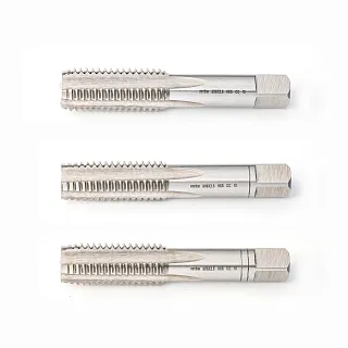 Метчики ручные HSS DIN 352, комплект 3 шт. M18X2,5, mte 263918