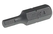 Бита шестигранная HEX 4 мм 30 мм хвостовик C8,0 мм (5/16") JTC JTC-1253004