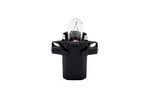 ЛАМПА 12V 1.2W B8.3D ПЛ.ЦОК ЧЕРНЫЙ 07201671