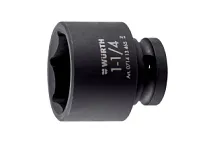Головка торцевая ударная шестигранная 1 1/4" 1/2" дюймовая Wurth 071413 465