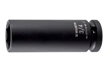 Головка торцевая ударная шестигранная удлиненная 3/4" 1/2" дюймовая Wurth 071413 487