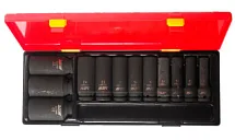 Набор головок 1/2" ударных 12 гранных 10-24 мм 16 предметов JTC JTC-K4162