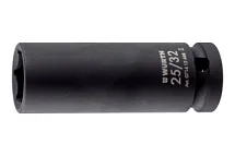 Головка торцевая ударная шестигранная удлиненная 25/32" 1/2" дюймовая Wurth 071413 488