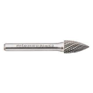 Борфрезы твердосплавные MX форма G D9,6X19X6 мм, mte 2616007031