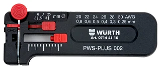Стриппер MICRO PRECISION для тонких проводов 0,25-0,8 мм Wurth 071441 10