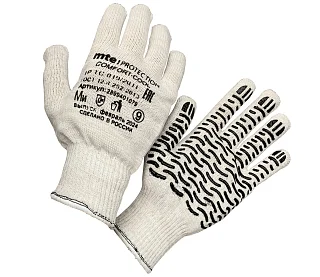 Перчатки х/б с гелевым пвх 5нит ручной оверлок, р.l, mte, mte 2899404340
