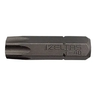 Бита Торкс T40 25 мм хвостовик С6,3 мм IZELTAS 4830210040