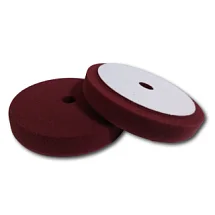 Круг полировальный с центральным отверстием, бордовый, жесткий поролон (5 из 6), D150мм 5997737460