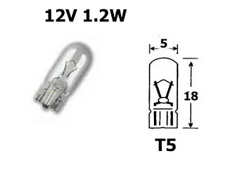 ЛАМПА W1.2W 24V 1.2W W2X4.6D MTE 27201602