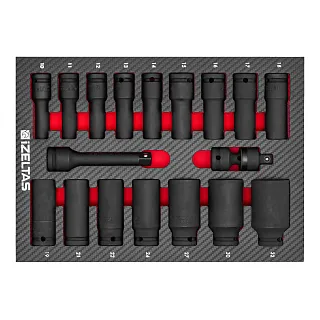 Набор усиленных удлиненных головок 1/2