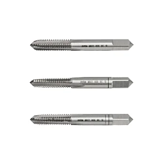 Метчики ручные HSS DIN 352, комплект 3 шт. M6X1,0, mte 26396