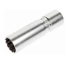 Головка торцевая 12 гранная свечная 16 мм 1/2" магнитная JTC JTC-1817