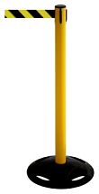 Barricade post with pull-out belt  0957595001 