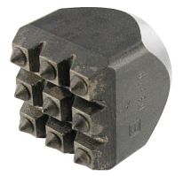 Бучарда насадная с тведосплавными зубьями HM 40x40 мм 9 зубьев 3253 