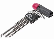 Набор шестигранных ключей, Torx с отверстием JTC-3924 