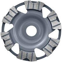 Алмазная шлифовальная чашка, сегмент-бабочка по бетону 180Х22,2 мм 0666570180 