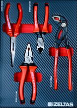 Набор шарнирно-губцевого инструмента в ложементе карбон 250x350х30мм 4 предмета IZELTAS 2965905105 