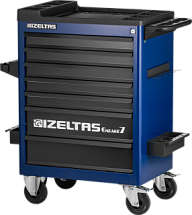 Тележка Izeltas Garage 7, синяя, с комплектом инструмента 5-149 6997824215 
