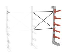 СТ-062 Стеллаж односторонний 5 ярусов доп.-НАБОР 23.6252-000 