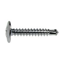 Саморез с фланцем, со сверлом, стальной оцинкованный 020734238 