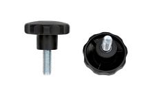 Рукоятка звездообразн., оцин. сталь с литым винтом  052131045 