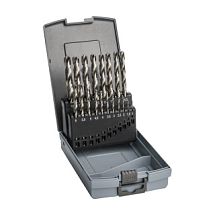 Набор сверл спиральных по металлу HSS-G RL DIN 338 1-10 мм, шаг 0,5 мм, 19 шт., mte 2617200001 