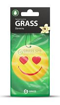 Картонный ароматизатор GRASS "Смайл" (ваниль) ST-0400 