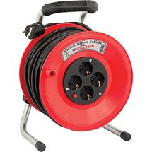 Удлинитель электрический на катушке, 4 розетки 0741050050 