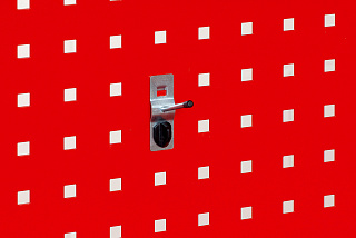 Крючок прямой длиной 50 мм для перфорированных панелей с квадратной перфорацией, Wurth 0960050101