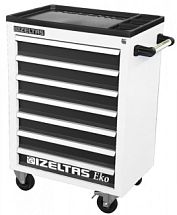 Тележка Izeltas Eco 7, серая, с комплектом инструмента 5-149 6997824313 