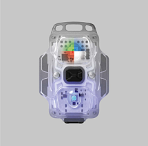 Фонарь аккумуляторный Armytek Crystal Pro UV Grey F10301GUV 